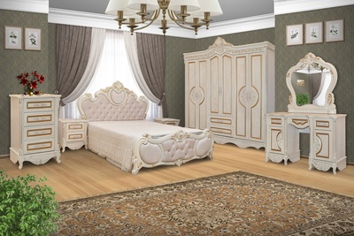 Спальный гарнитур Саванна (белый)