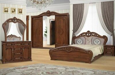 Спальный гарнитур Гретта (орех)