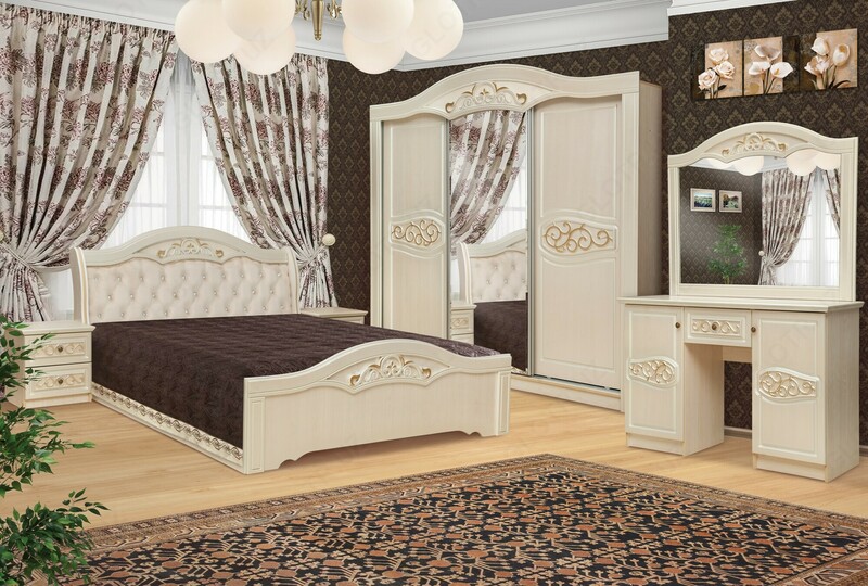 Yotoq xonasi Fiona (oq)