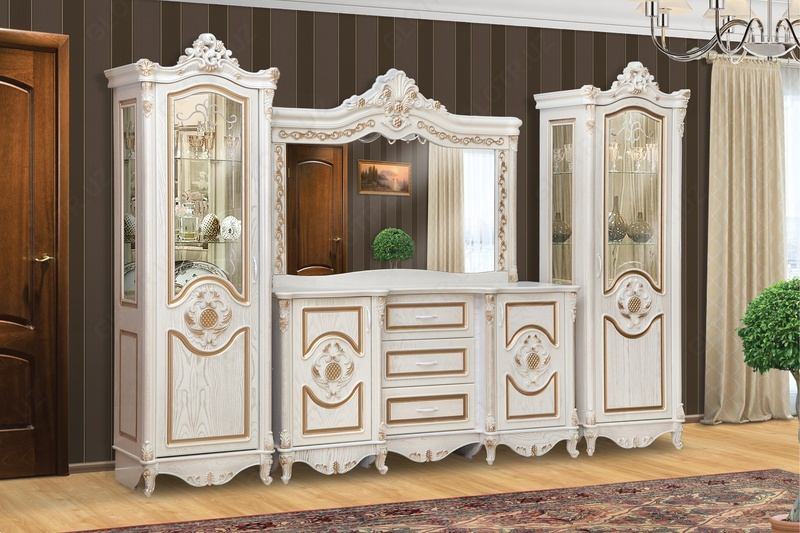 Yashash xonasi uchun mebel to'plami Savannah (oq) - 12 000 000 so'm