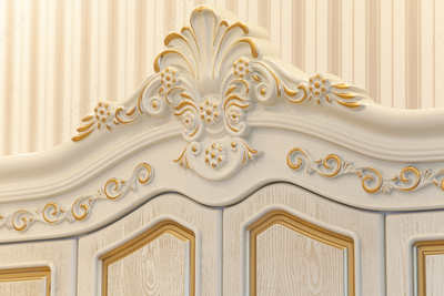 Спальный гарнитур Саванна (белый) Shosh Mebel