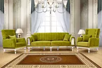 Yashash xonasi uchun yumshoq mebellar to'plami "Go'zal"