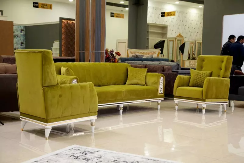 Yashash xonasi uchun yumshoq mebellar to'plami "Go'zal" Shosh Mebel