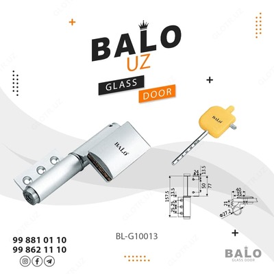 Автоматическая петля для стеклянных дверей - BL-G10013