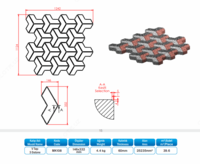 Тротуарная плитка МК108 - по запросу