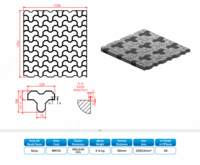 Тротуарная плитка МК 110 - по запросу