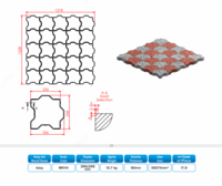 Тротуарная плитка МК 114