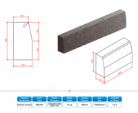 Бордюр дорожный МК 200