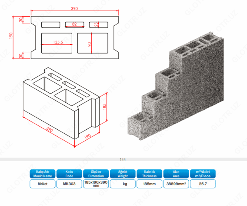 Tosh blok (05-modda)