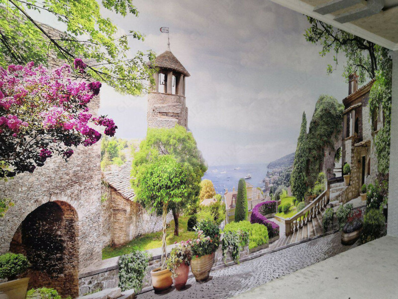 Натяжные потолки фотообоями. - 160 000 so'mdan