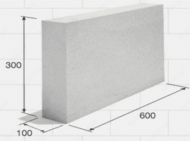 Gaz bloki D = 700 / 60x12x30 sm