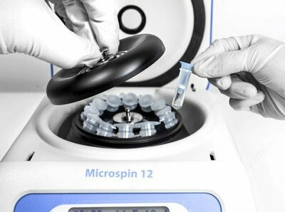 Yuqori tezlikli Microspin 12 Mini Santrifüj
