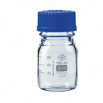 Лабораторный флакон 100 мл (типа Duran) SBG3-100-010