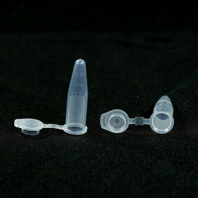 Santrifüj trubkasi 1,5 ml Eppendorf tipidagi steril, DNKsiz, RNKsiz