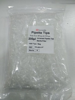 Наконечники для пипеток 200 мкл с фильтром (без ДНКазы и РНКазы, стерильные)