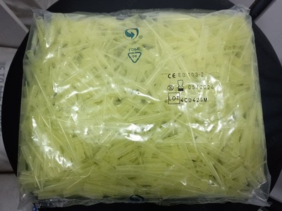 Pipet uchi, Gilson turi, PP sariq hajmi 5-200 mkl