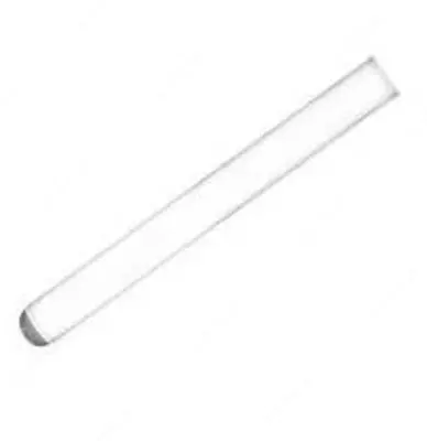 Стеклянная химическая пробирка для различных лабораторных работ, исследований и анализов.