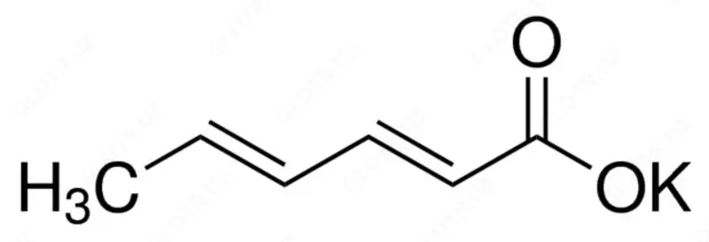 PHR1278-1G Cорбат калия,вторичный фармацевтический стандарт; Сертифицированный справочный материал, 1G