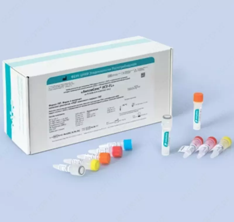 «АмплиСенс® HCV-FL», Наборы для ПЦР,  Амплисенс. R-V1-Mod(RG,iQ,Mx,Dt)