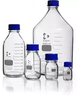 Лабораторная бутылка типа DURAN GL45 с завинчивающейся крышкой