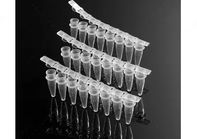 Пробирки 0,2 мл в стрипах по 8 шт 125стрип/уп PCRW-02D