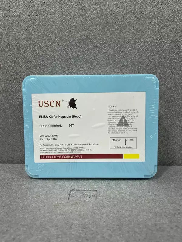 USCN-CEB979Hu ELISA to‘plami – qonda Hepcidin (Hepc) aniqlash uchun (ELISA)