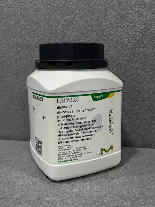 1051041000 DI-POTASSIUM HYDROGEN PHOS. ANHYDR. P.A / ФОСФОРИСТЫЙ ДИКАЛИЕВЫЙ ВОДОРОД. АНГИДРИД. P.A
