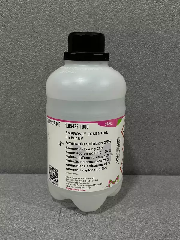 1054221000 AMMONIA SOLUTION 25% EXTRA PURE PH EUR