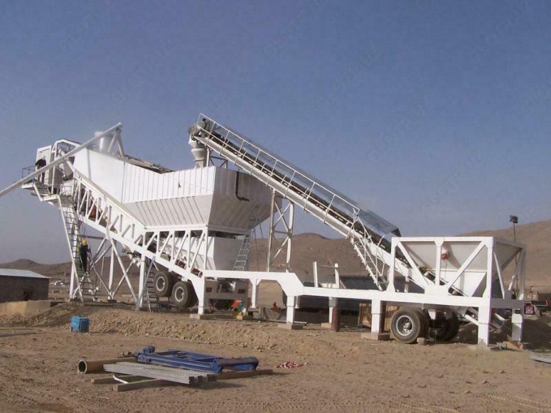 Мобильный бетонный завод на колесах