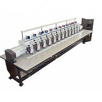 Двенадцати головочная вышивальная машина