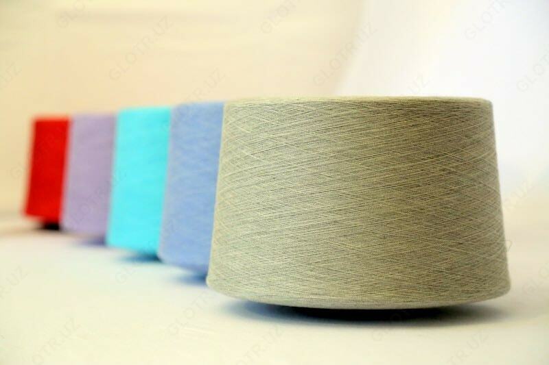 Пряжа меланжевая смесовая Хлопок/Вискоза