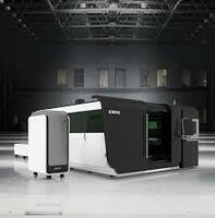 Волоконный лазер Gweike LF3015GAR (модель High класса с функцией резки трубы  сменным столом и защитной кабиной)