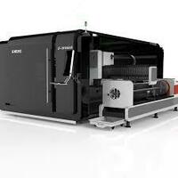  Волоконный лазер Gweike LF3015GAR (модель High класса с функцией резки трубы  сменным столом и защитной кабиной) - 