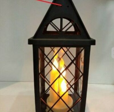 Скрытая видео аудио камера установленная в интерьер — светильник свечи