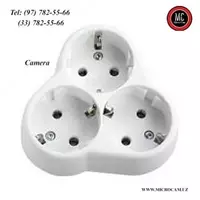  Скрытая видео аудио камера  встроенная в тройник - 