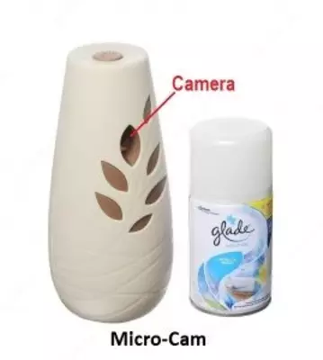 Havo spreyiga o'rnatilgan yashirin video audio kamera - 1 050 000 so'm / donadan