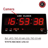 HD-FullHD-2K-4K yashirin videokamerali elektron soat