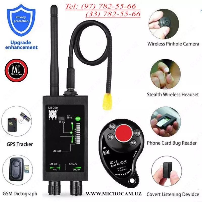 подслушивающих и записывающих устройств