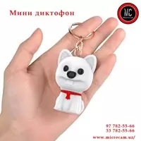 Мини диктофон в форме брелока "Кот"