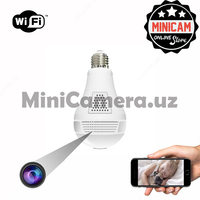  Скрытая Видео Камера Встроенная в Светильник ! Full HD со звуком - Встроенный WiFi - 