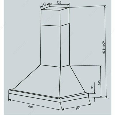 Вытяжка - Goodwell 301 A60 APG