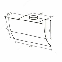 2 153 381.4 сум Вытяжка - Goodwell L 1860 B