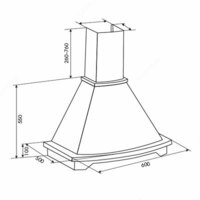 Вытяжка - Goodwell R 0160 C - 2 631 910.6 сум