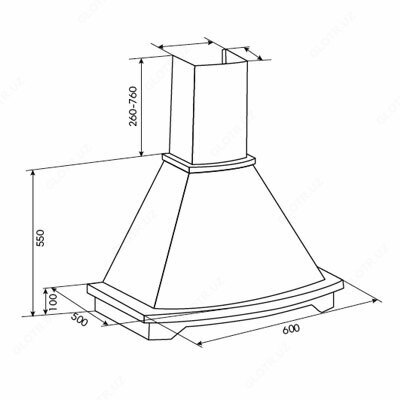 Вытяжка - Goodwell R 0160 C