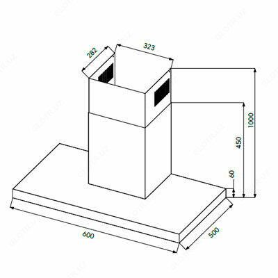 Вытяжка - Goodwell T 7460 BL