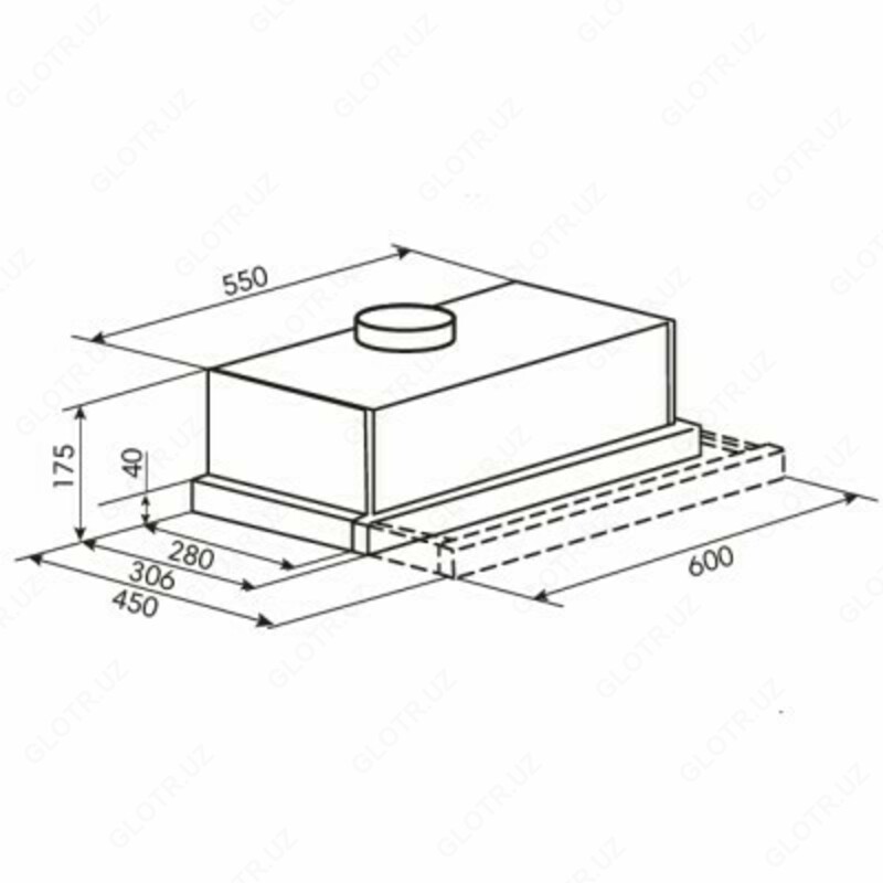 Вытяжка - Goodwell U 2060 WH