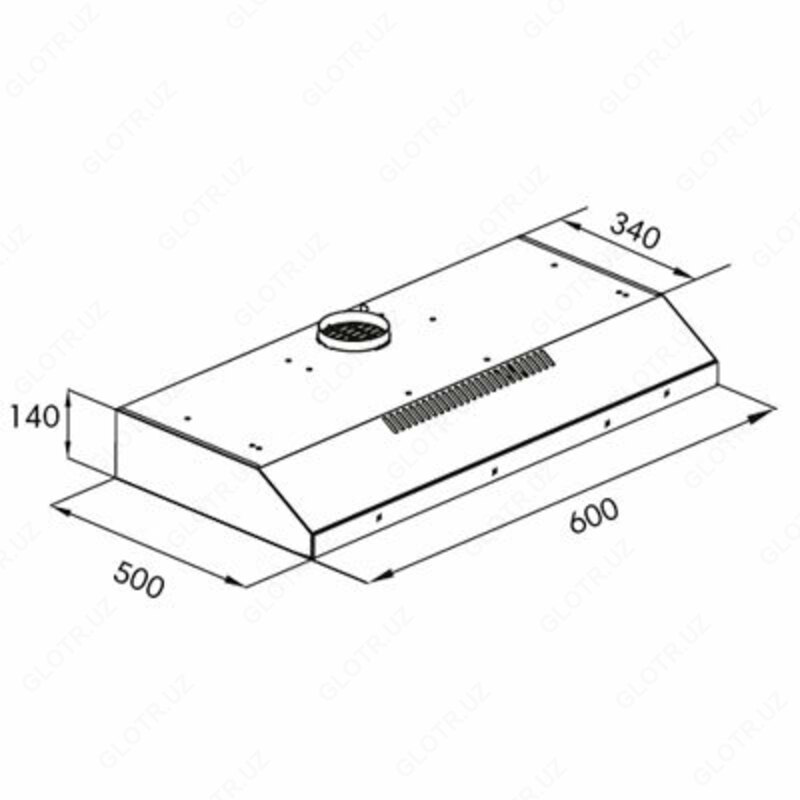 Вытяжка - Goodwell U 9060 BL