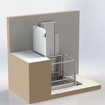 Инвалидный подьемник (Мини лифт)