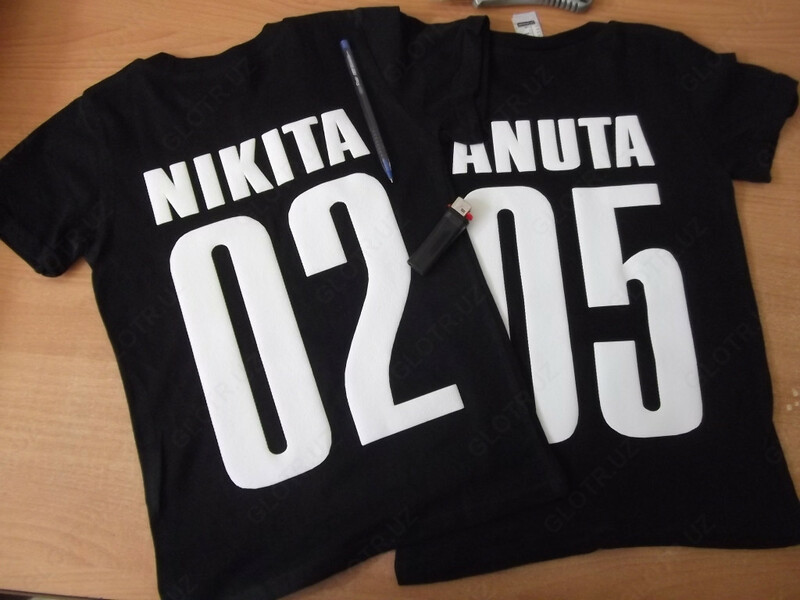 Печать логотипов на футболках