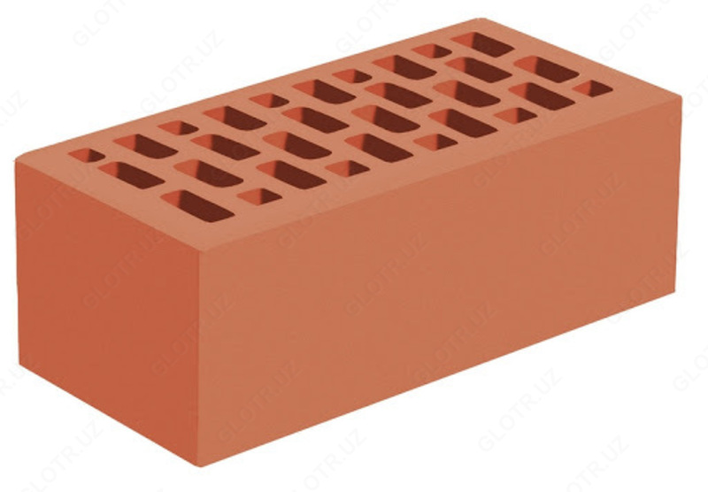 Кирпич. Травертин.